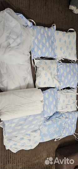 Постельное белье на детскую кроватку