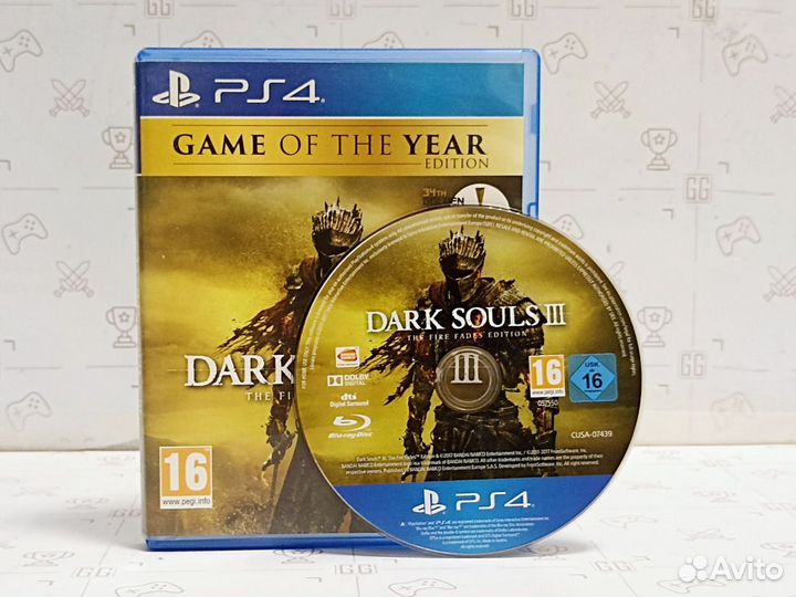 Dark Souls III The Fire Fades Edition для PS4