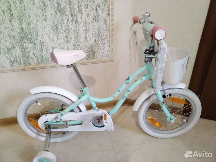 Велосипед трек для девочки 4-7 лет колеса на 16