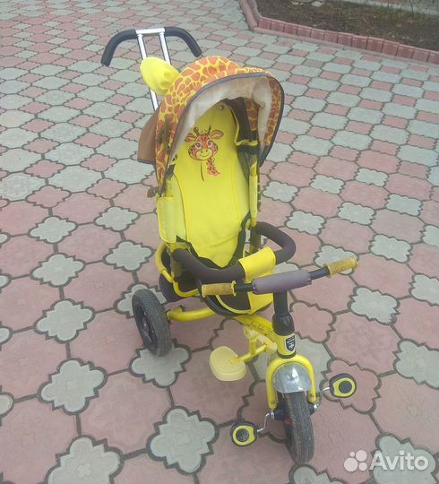 Трехколесный велосипед Mini Trike Жираф