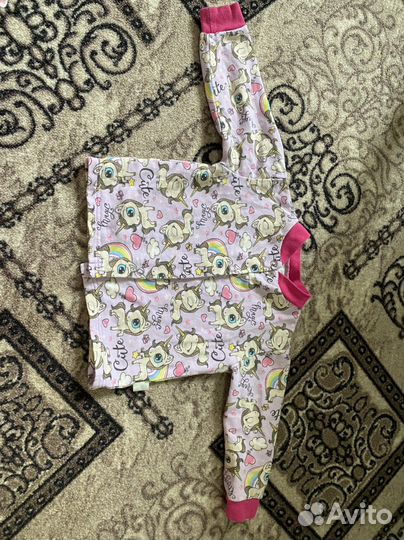 Вещи пакетом на девочку 74 80 86