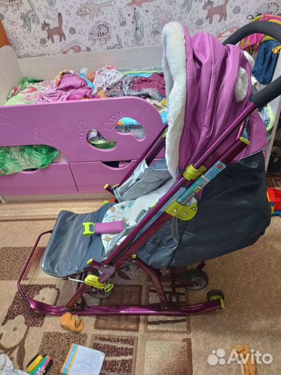 Санки коляска ника 7 2