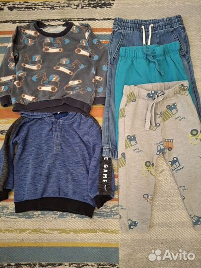 Пакет вещей на мальчика 86-92р (9 вещей)