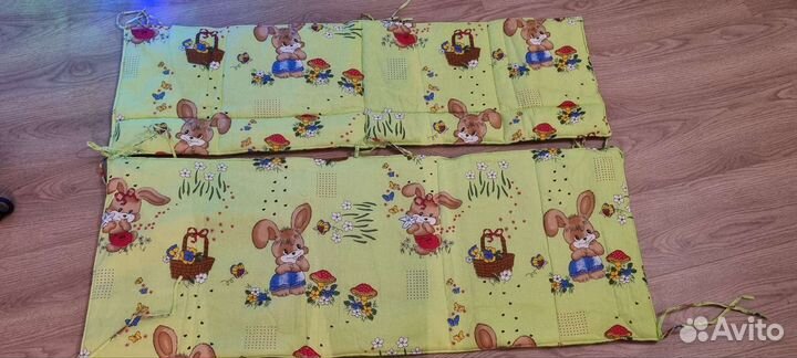 Бортики в детскую кроватку б/у