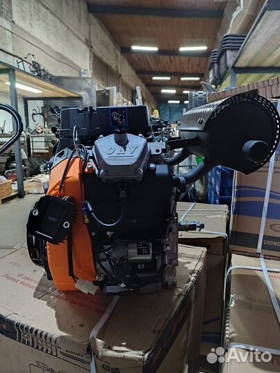 Двигатель lifan 29 л.с. 2V80F-А оранжевый 060377