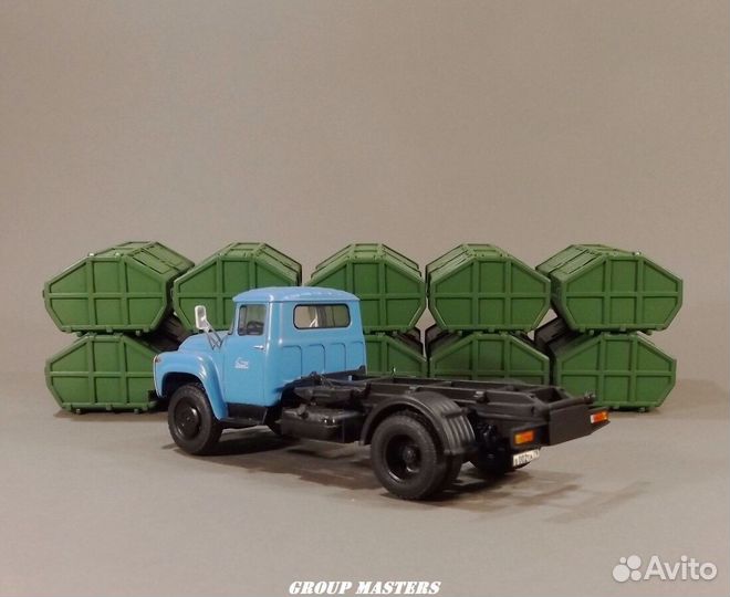 Кит ЗИЛ мусоровоз 1:43