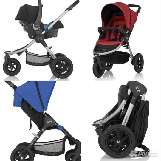 Коляска Britax b-motion, Автолюлька +шасси
