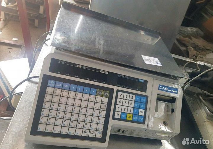 Весы с термоэтикеткой Cas LP 15 без стойки