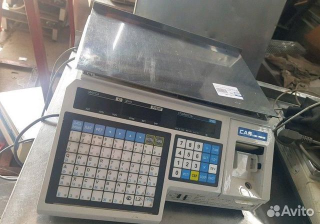 Весы с термоэтикеткой Cas LP 15 без стойки