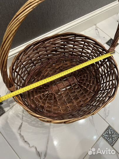 Корзина плетеная большая