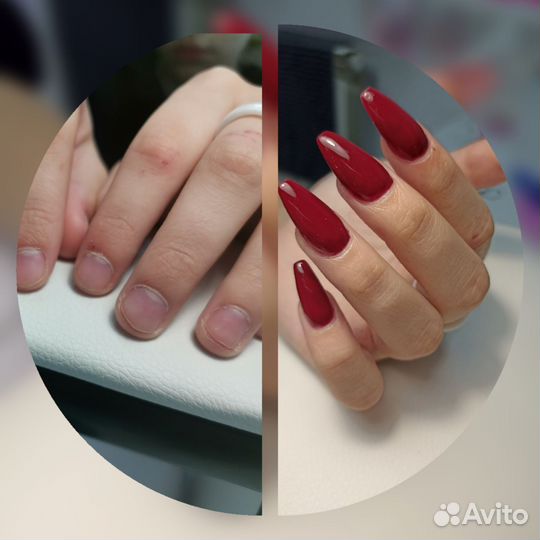 Наращивание ногтей моделирование маникюр педикюр