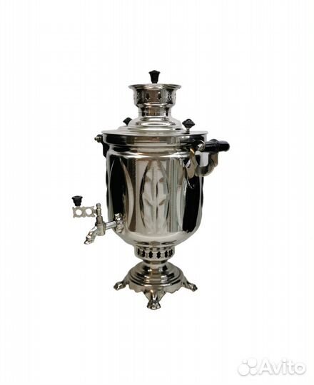 Тульский новый самовар на дровах 