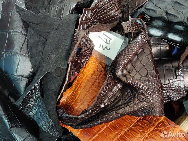 Кожа крокодила, инструменты, фурнитура химия