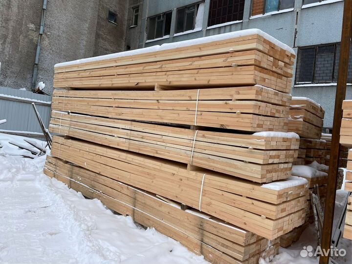 Доска обрезная 50х150х6000мм