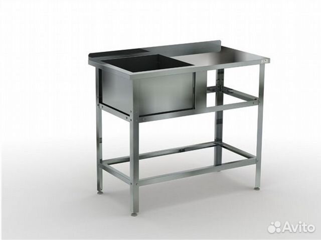 Ванна моечная с рабочей поверхностью вмсс 1