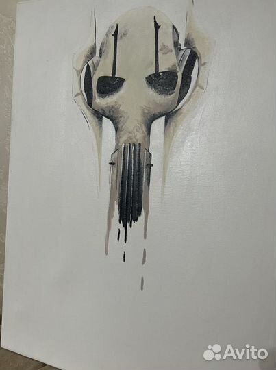 Картина холст акрил. Star wars - Генерал Гривус