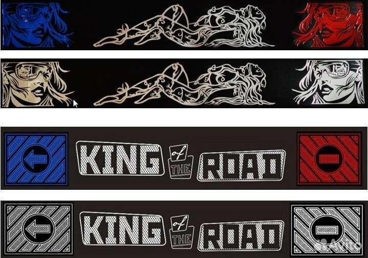 Брызговик-метла светящийся для Фуры 2.4м*0.35м