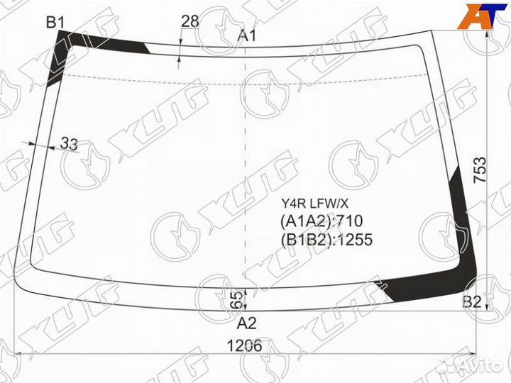 Лобовое стекло на Daewoo Tico 91-01г