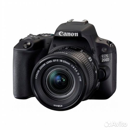 Фотоаппарат Canon EOS 200D EF-S 18-55 IS STM Kit