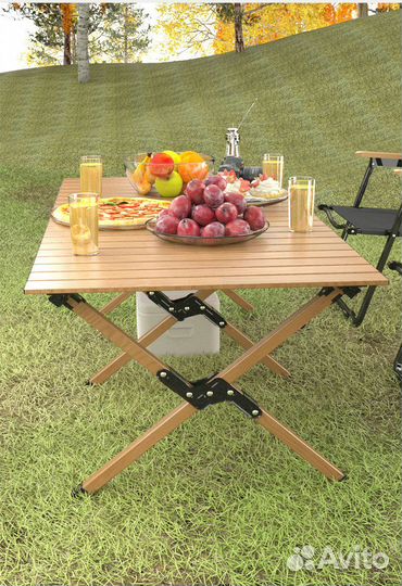Складной реечный стол для пикника (Size M)