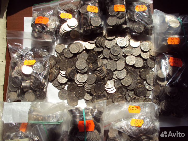 Монеты регулярного чекана 1997-2009 гг