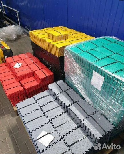 Плитка пвх для склада