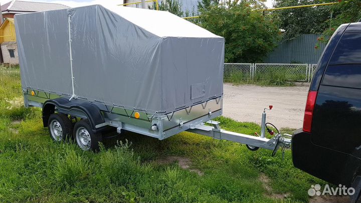 Двухосный прицеп с тентом под категорию В