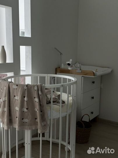 Кроватка трансформер minky moon