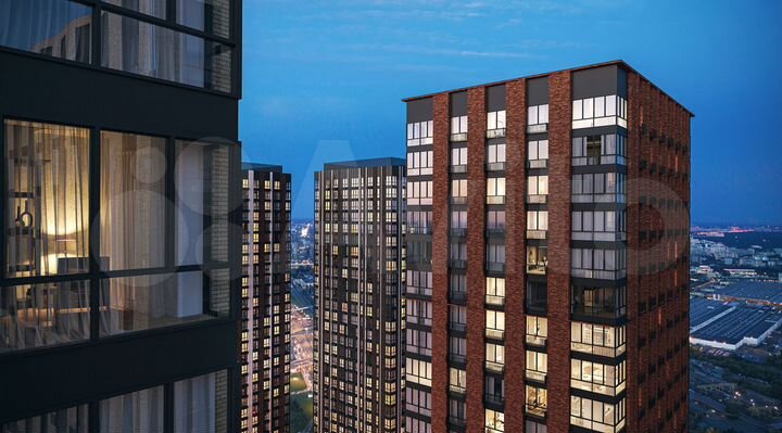 2-к. квартира, 58,1 м², 15/30 эт.