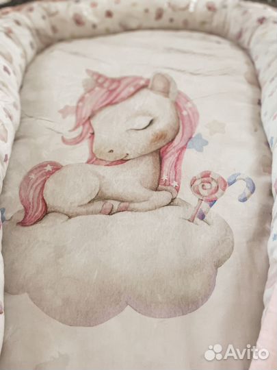 Подушка-позиционер, кокон, гнездо для ребенка