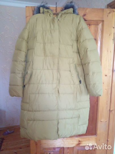 Пуховик женский длинный 52 54