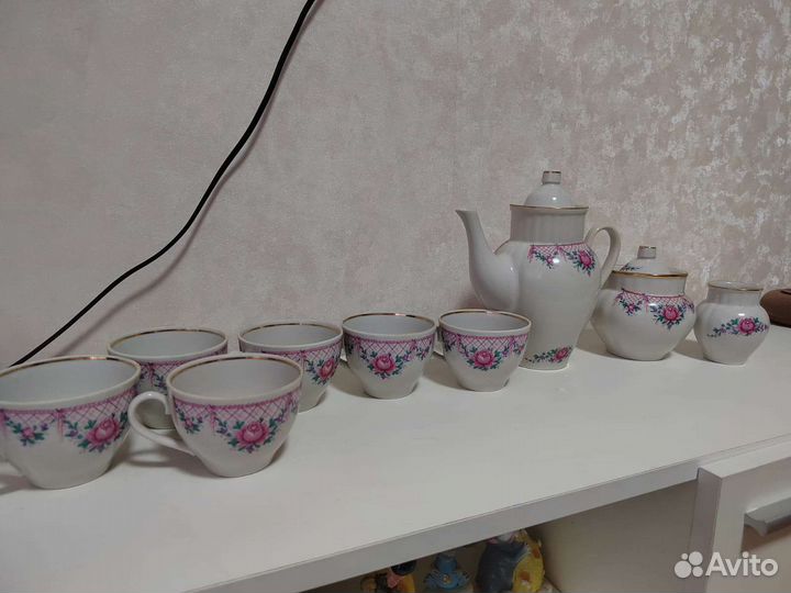 Сервиз чайно кофейный пфз СССР