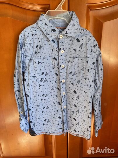 Детская рубашка для мальчика 98 см