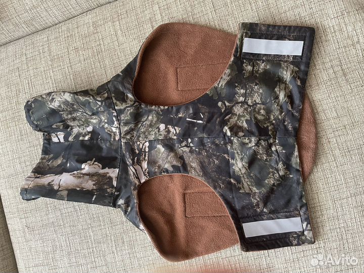 Дождевик утепленный для французского бульдога