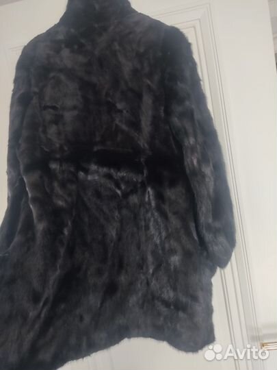 Шуба норковая 50 52 черная