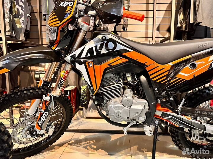 Мотоцикл кроссовый kayo T4 250 enduro PR 21/18