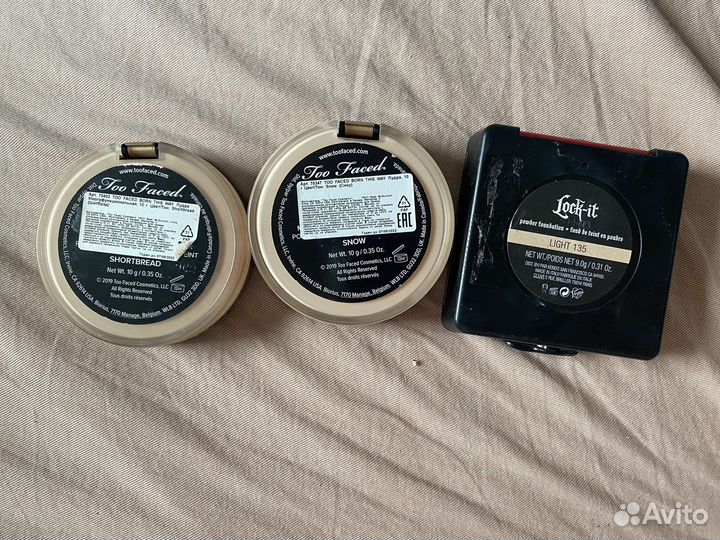 Пудры Too faced и KVD