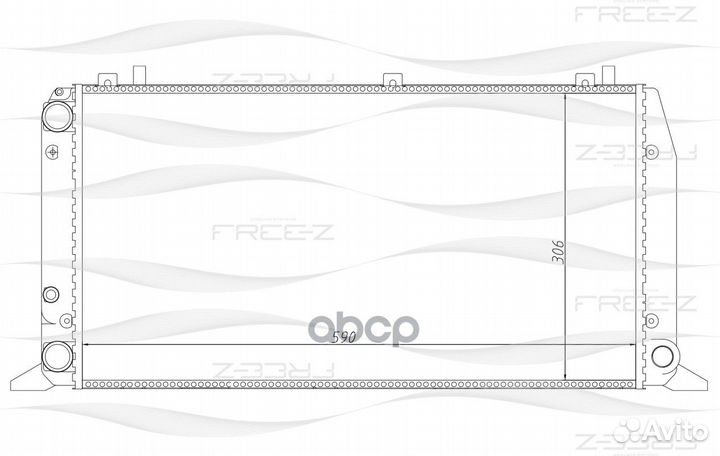 Радиатор KK0109 free-Z
