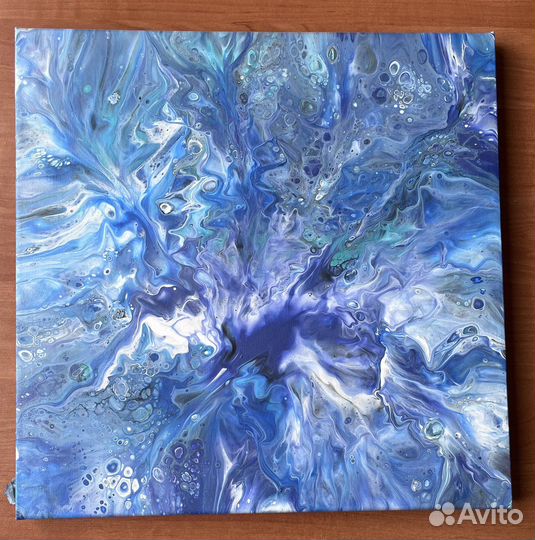 Картина акрилом на холсте вселенная