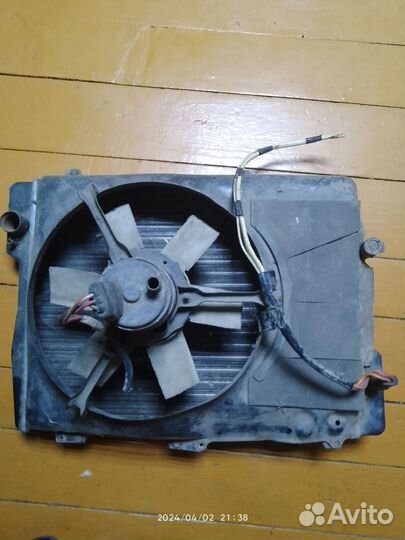 Радиатор с вентилятором пассат б2