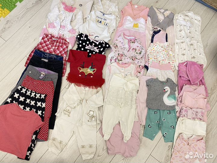Детские вещи на девочку от 0 до 2 лет