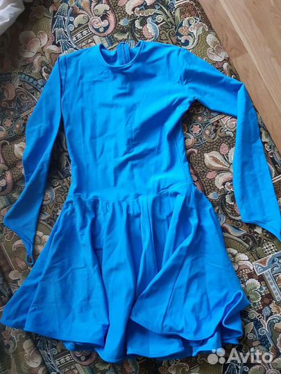 Платье для занятий бальными танцами 5-7лет 110-122