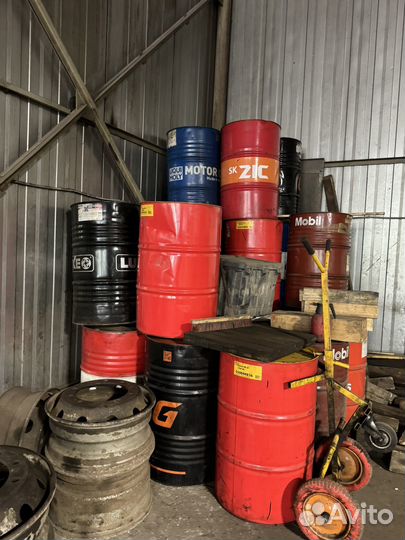 Бочка металлическая бу 200л