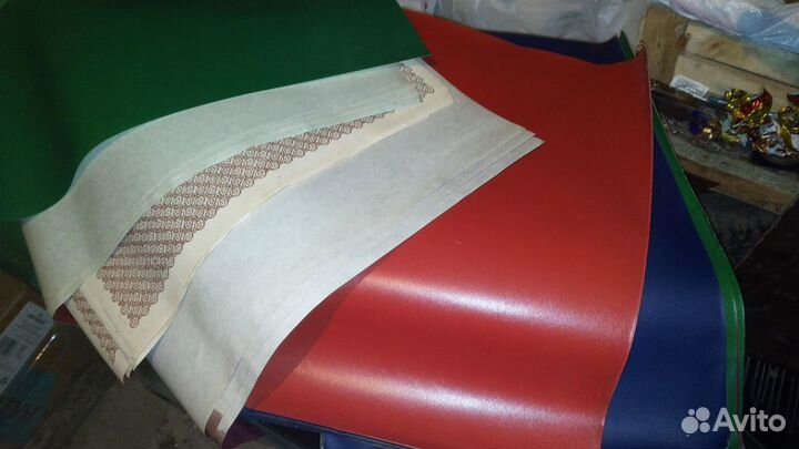 Бумага на синтетической основе для обложек и т/д