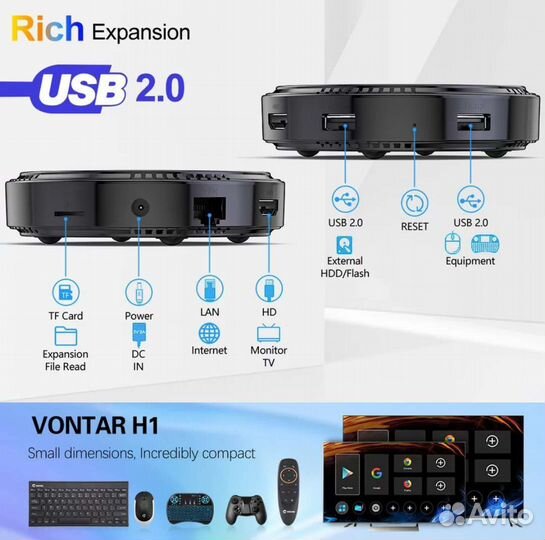 TV smart приставка на android 12