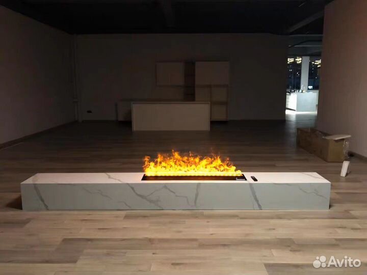 Паровой камин 3D эфект пламени