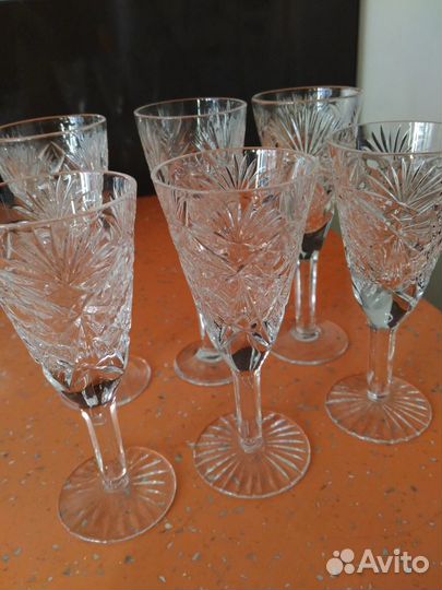 Хрустальные рюмки СССР