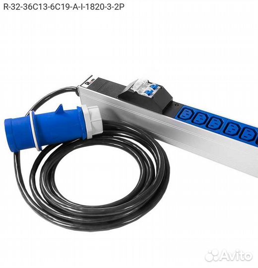 Блок розеток цмо Rem-32, Zero U, R-32-36C13-6C19-A