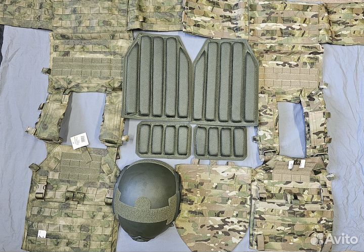 Бронежилет плитник мох/мультикам