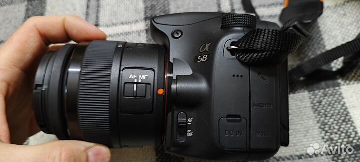 Sony alpha slt a58 18-55 и 55-200